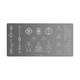 Plaque de stamping nail art Minimal - 1 Plaque de stamping nail art Minimal de la marque Peggy Sage - 1