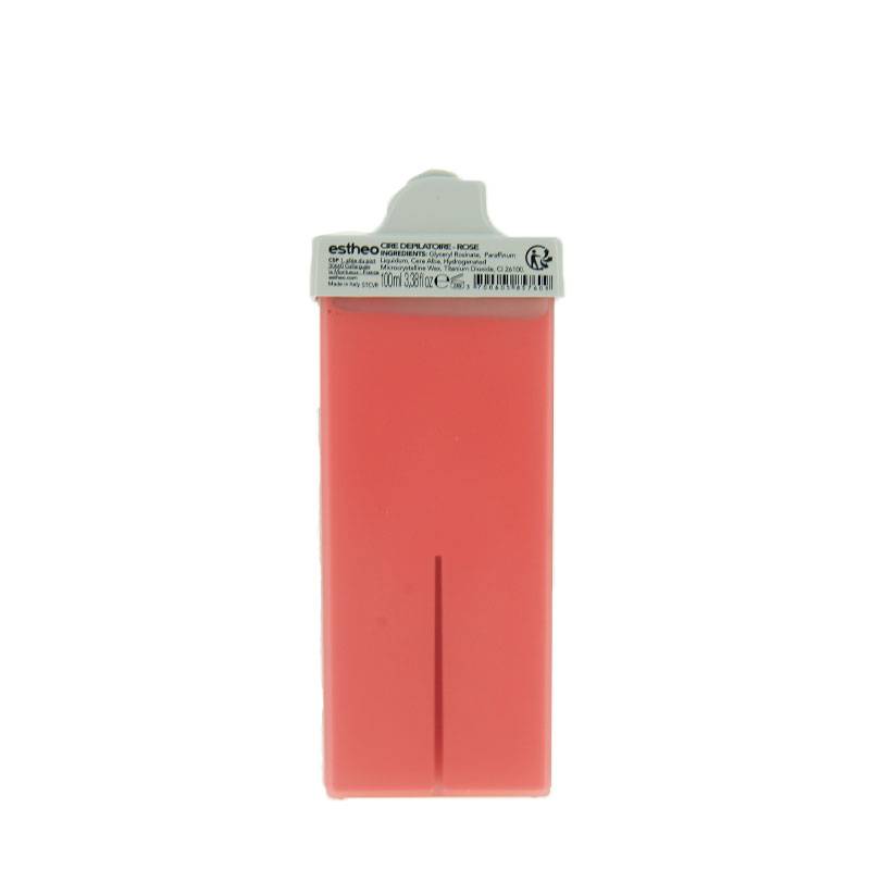 Cartouche de cire roll on étroite visage Rose de la marque Estheo Contenance 100ml - 1