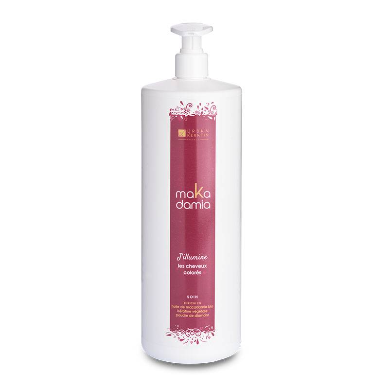 Soin cheveux colorés J'illumine maKadamia de la marque Urban Keratin Contenance 1000ml - 1