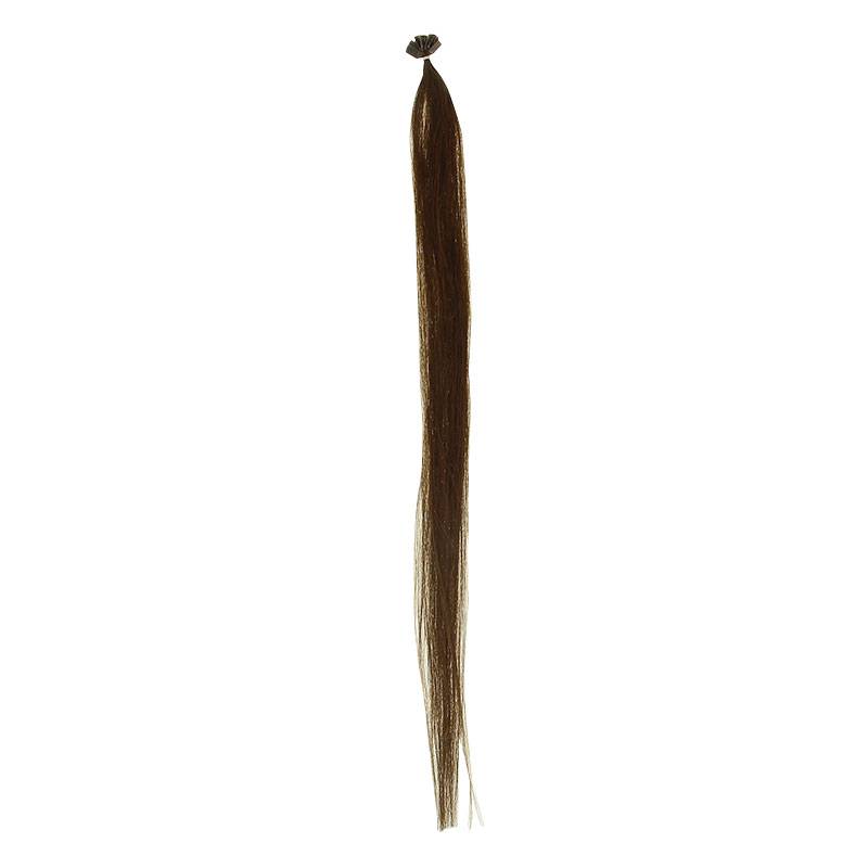 Mèches extensions naturelles Chatain marron x10 de la marque Coiffeo - 1