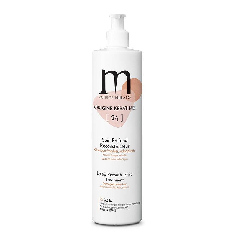 Soin profond reconstructeur Origine Kératine - Step 2 de la marque Mulato Contenance 500ml - 1
