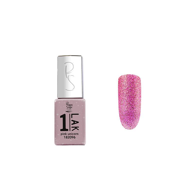 Vernis semi-permanent 1-LAK Pink unicorn de la marque Peggy Sage Contenance 5ml - 1