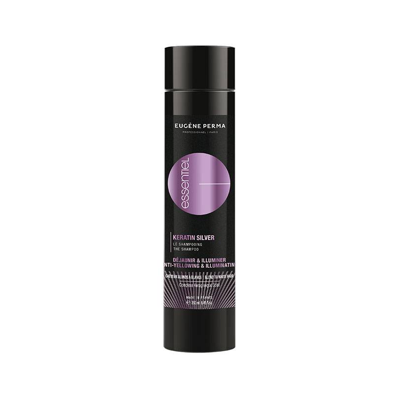 Shampooing déjaunir & illuminer Keratin Silver de la marque Eugène Perma Contenance 250ml - 1