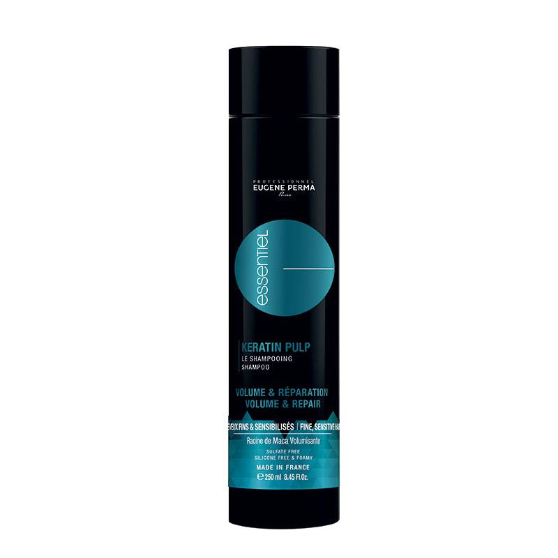 Shampooing volume & réparation Keratin Pulp de la marque Eugène Perma Contenance 250ml - 1