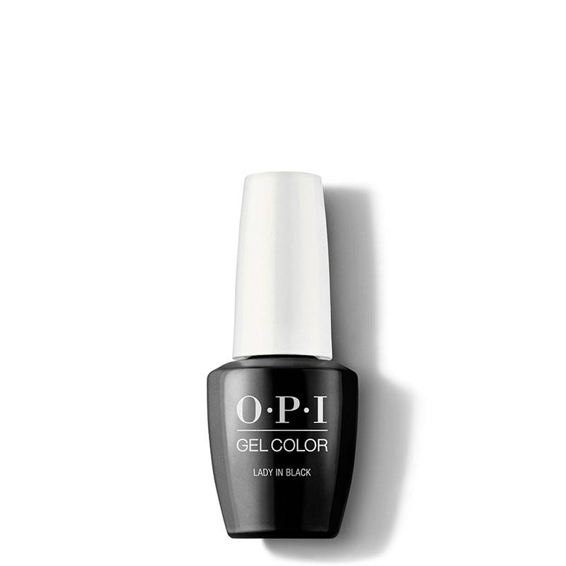 Vernis semi-permanent GelColor Lady in Black de la marque OPI Contenance 15ml - 1