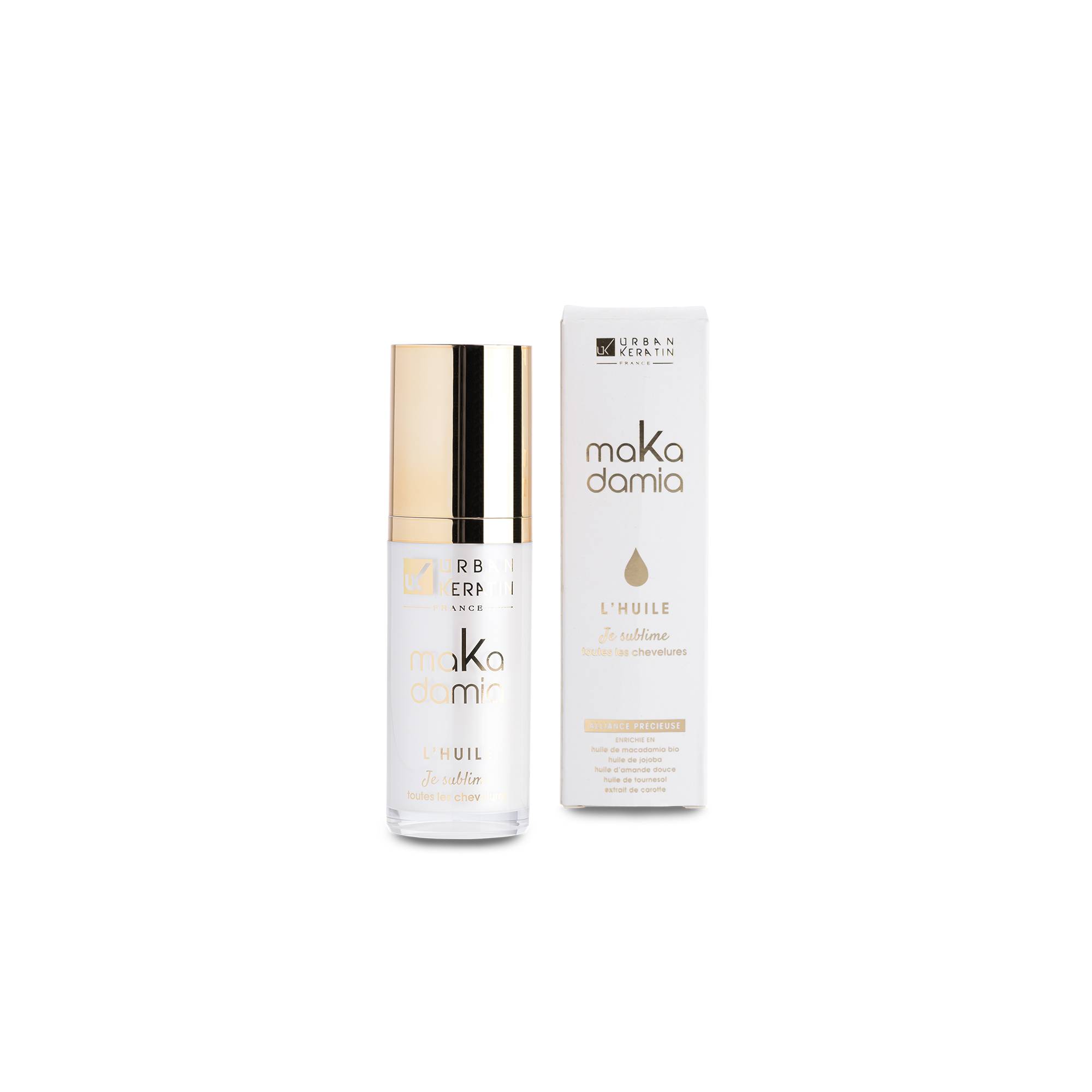 Huile Je Sublime maKadamia de la marque Urban Keratin Contenance 30ml - 1