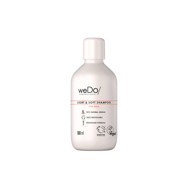 Shampooing vegan Légèreté et Douceur de la marque weDo Professional Contenance 100ml - 1