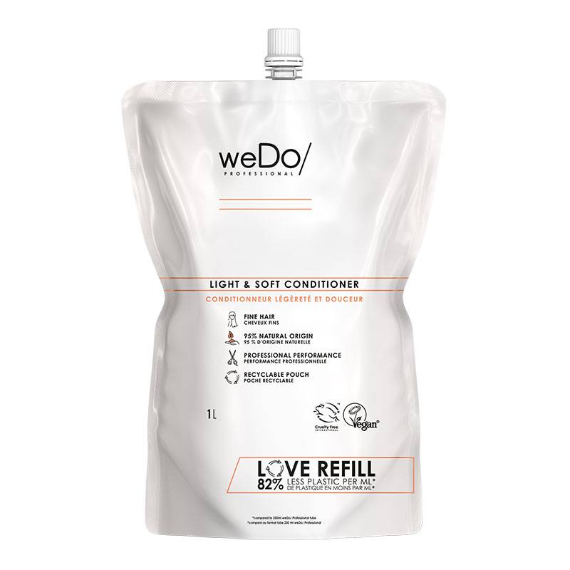 Après-shampooing vegan Légèreté et Douceur de la marque weDo Professional Contenance 1000ml - 1