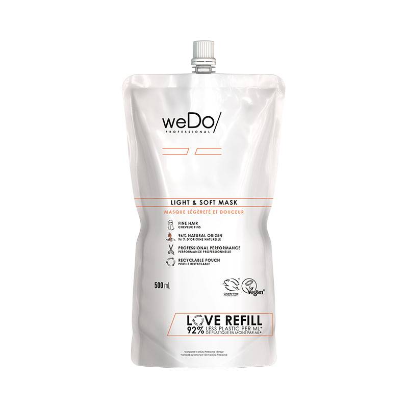 Masque Légèreté et Douceur de la marque weDo Professional Contenance 500ml - 1