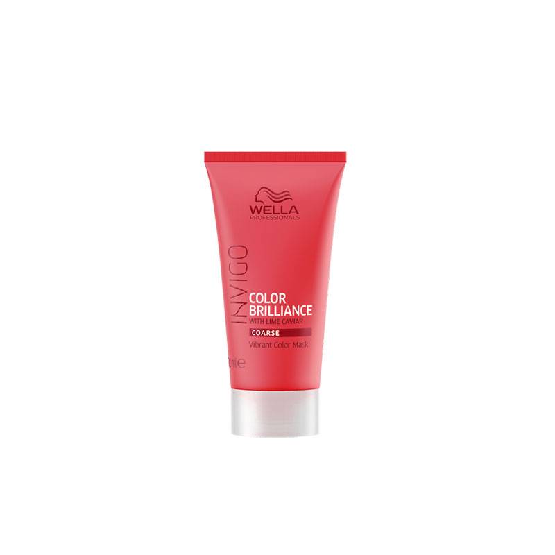 Masque couleur éclatante Color Brilliance cheveux normaux à épais Invigo de la marque Wella Professionals Contenance 30ml - 1