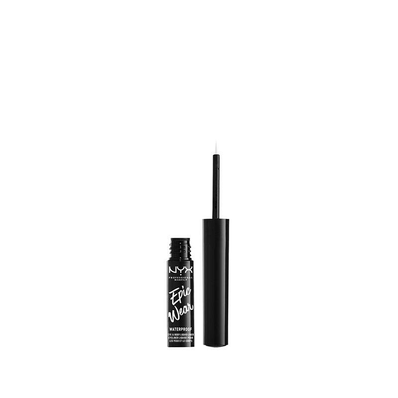 Eyeliner liquide Epic Wear Liner Waterproof White de la marque NYX Professional Makeup Contenance 16ml - 1