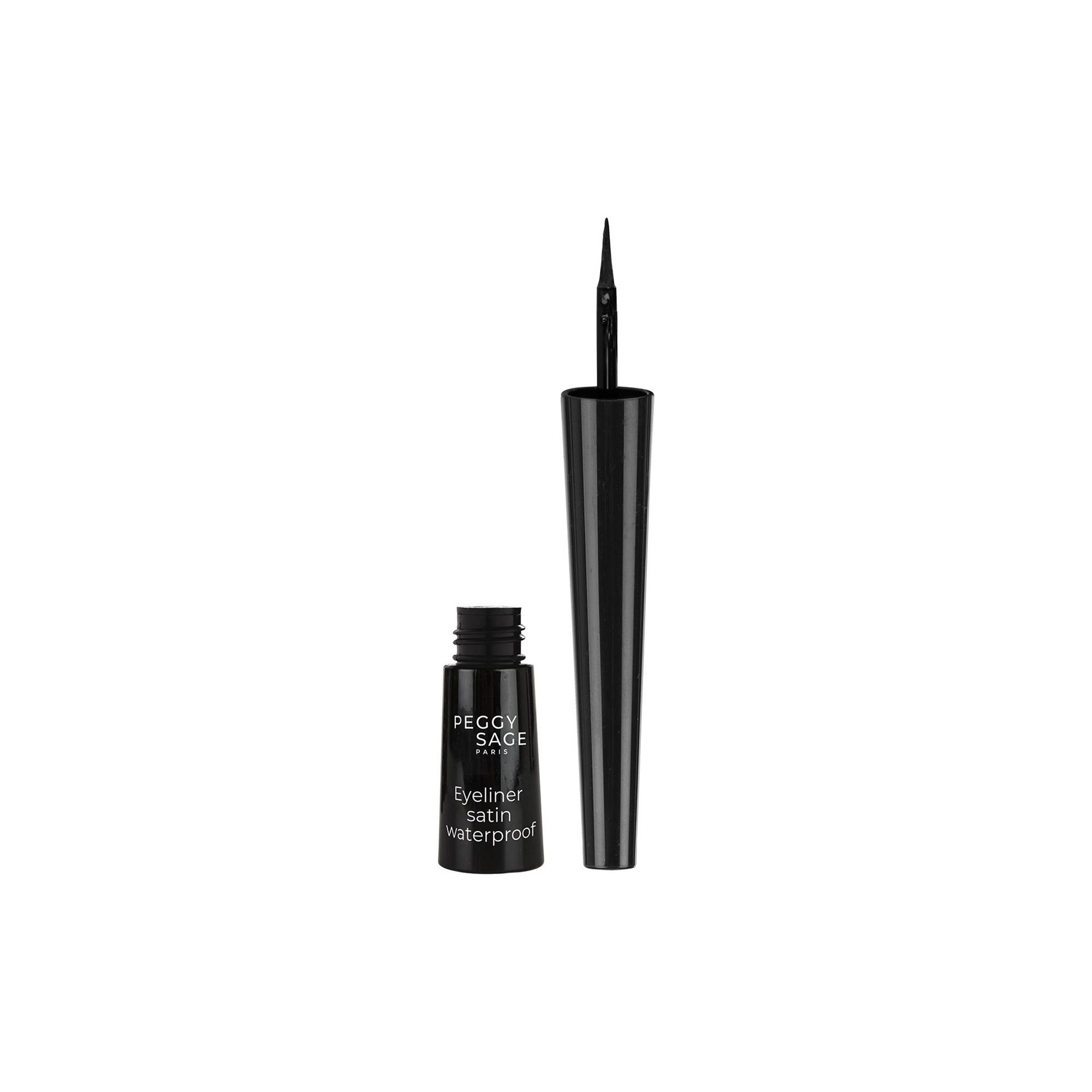 Eyeliner satin waterproof Noir de la marque Peggy Sage Contenance 2ml - 1