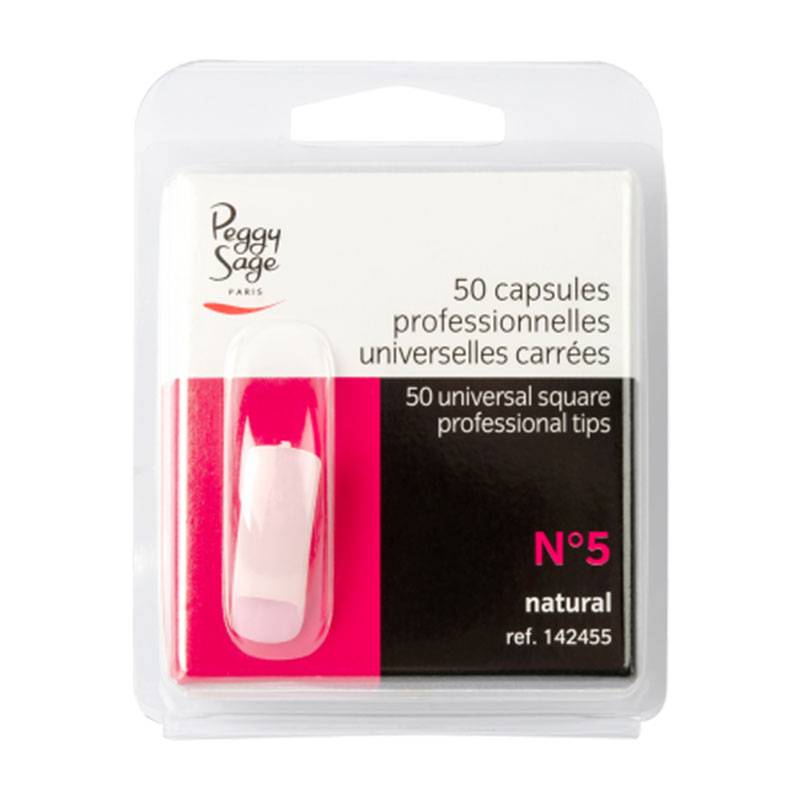 Capsules professionnelles universelles n°5 x50 Carrée de la marque Peggy Sage - 1