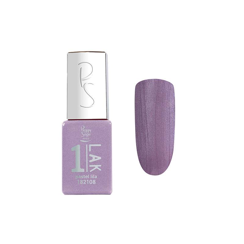 Mini vernis semi-permanent 1-LAK Pastel Lila de la marque Peggy Sage Contenance 5ml - 1