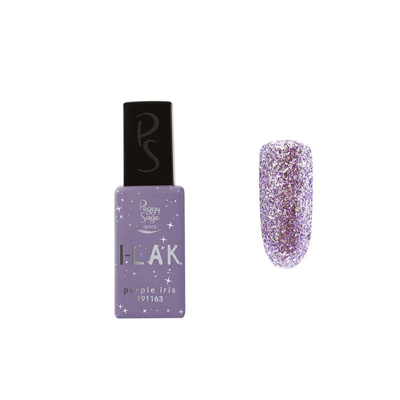 Vernis semi-permanent I-LAK Purple iris de la marque Peggy Sage Contenance 11ml - 1