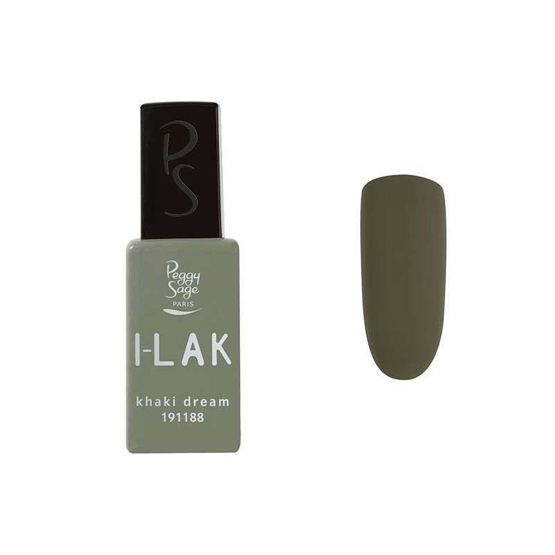 Vernis semi-permanent I-LAK Khaki dream de la marque Peggy Sage Contenance 11ml - 1