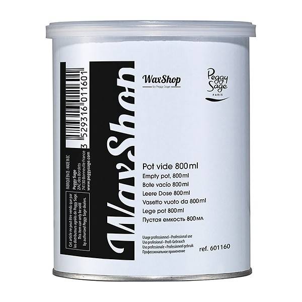 Pot de cire vide - 800ml de la marque Peggy Sage - 1