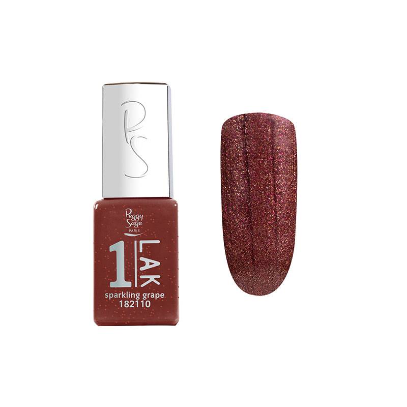 Mini vernis semi-permanent 1-LAK sprakling grape de la marque Peggy Sage Contenance 5ml - 1