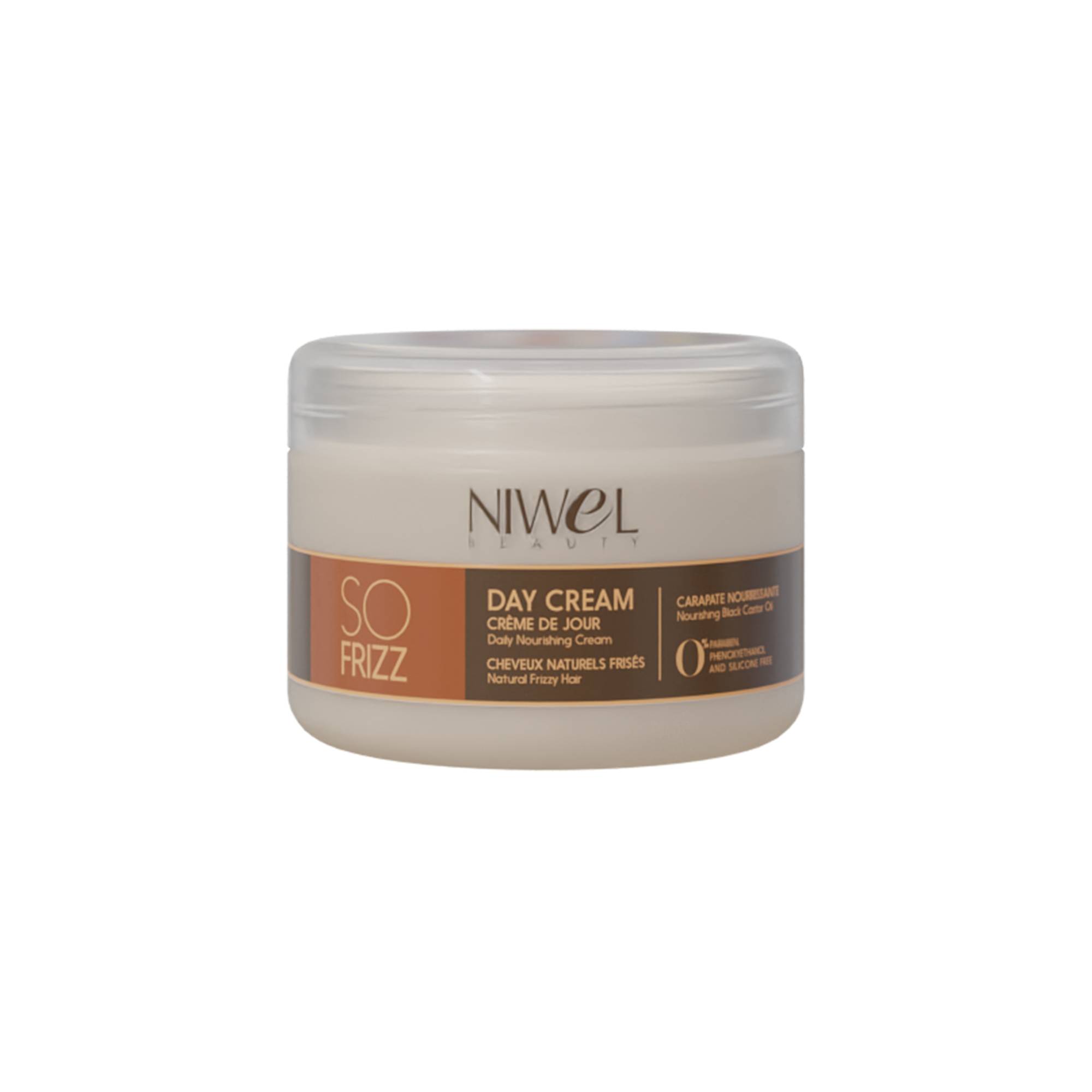 Crème de jour cheveux naturels frisés So Frizz de la marque Niwel Beauty Contenance 250ml - 1