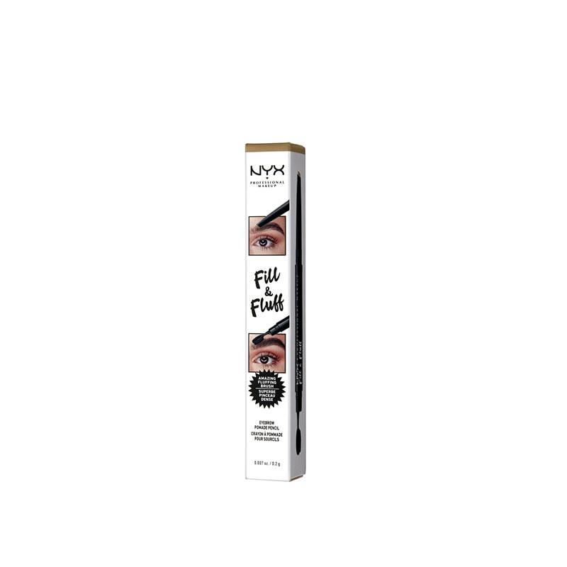 Crayon à sourcils double-embout Fill & Fluff Blonde 1.4g de la marque NYX Professional Makeup Contenance 1g - 3