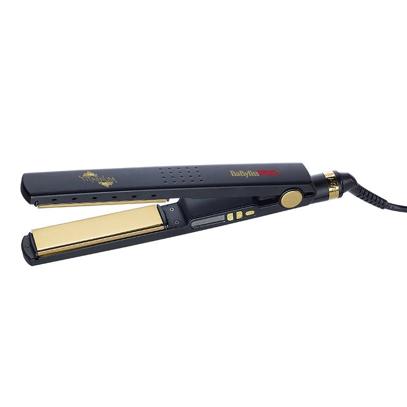 Lisseur titanium noir de la marque Babyliss Pro - 1