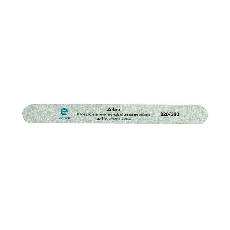 Lime à ongles droite 320-320 Zébra de la marque Estheo - 1