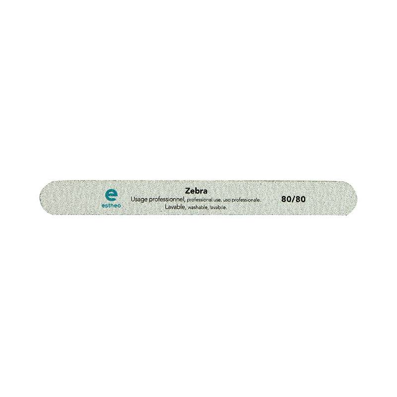 Lime à ongles droite 80-80 Zébra de la marque Estheo - 1