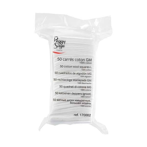Coton carrés grand modèle x50 de la marque Peggy Sage - 1