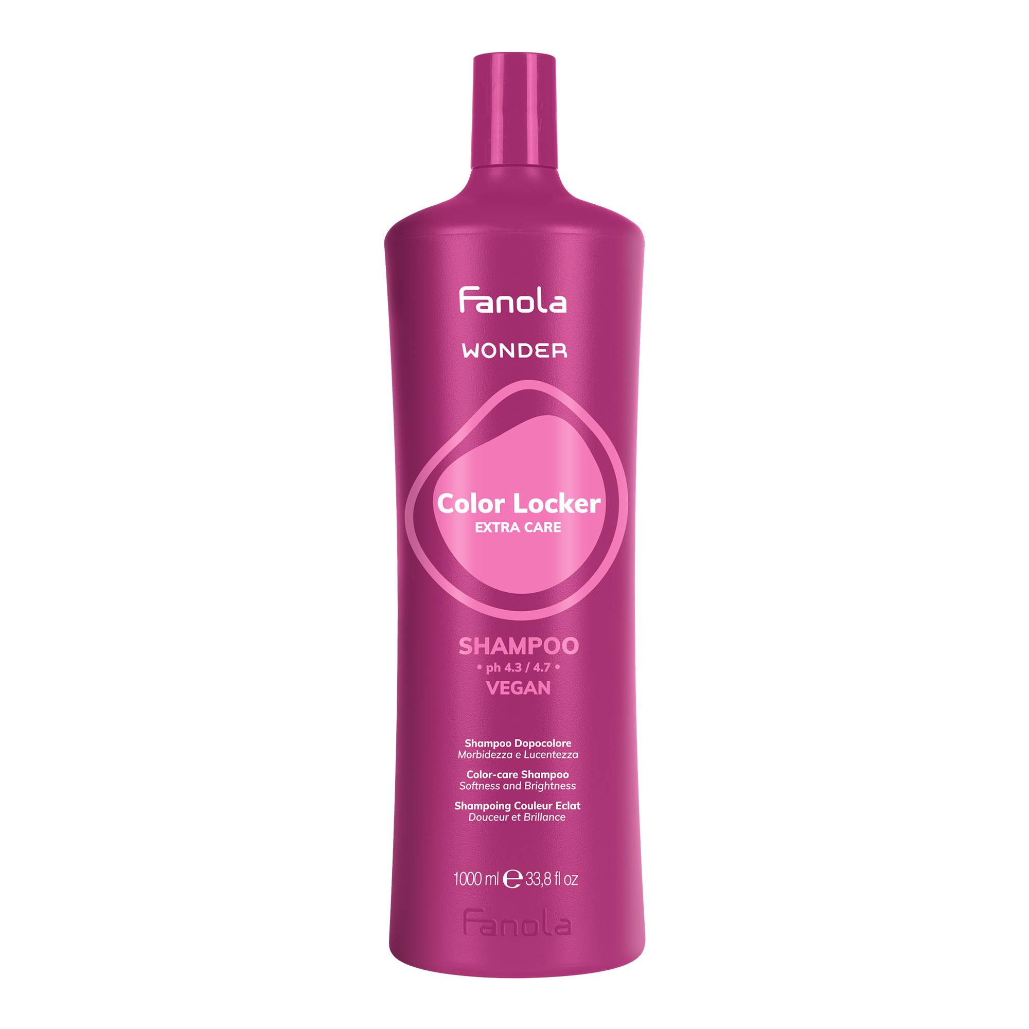 Shampoing couleur éclat Color Locker Wonder de la marque Fanola Contenance 1000ml - 1