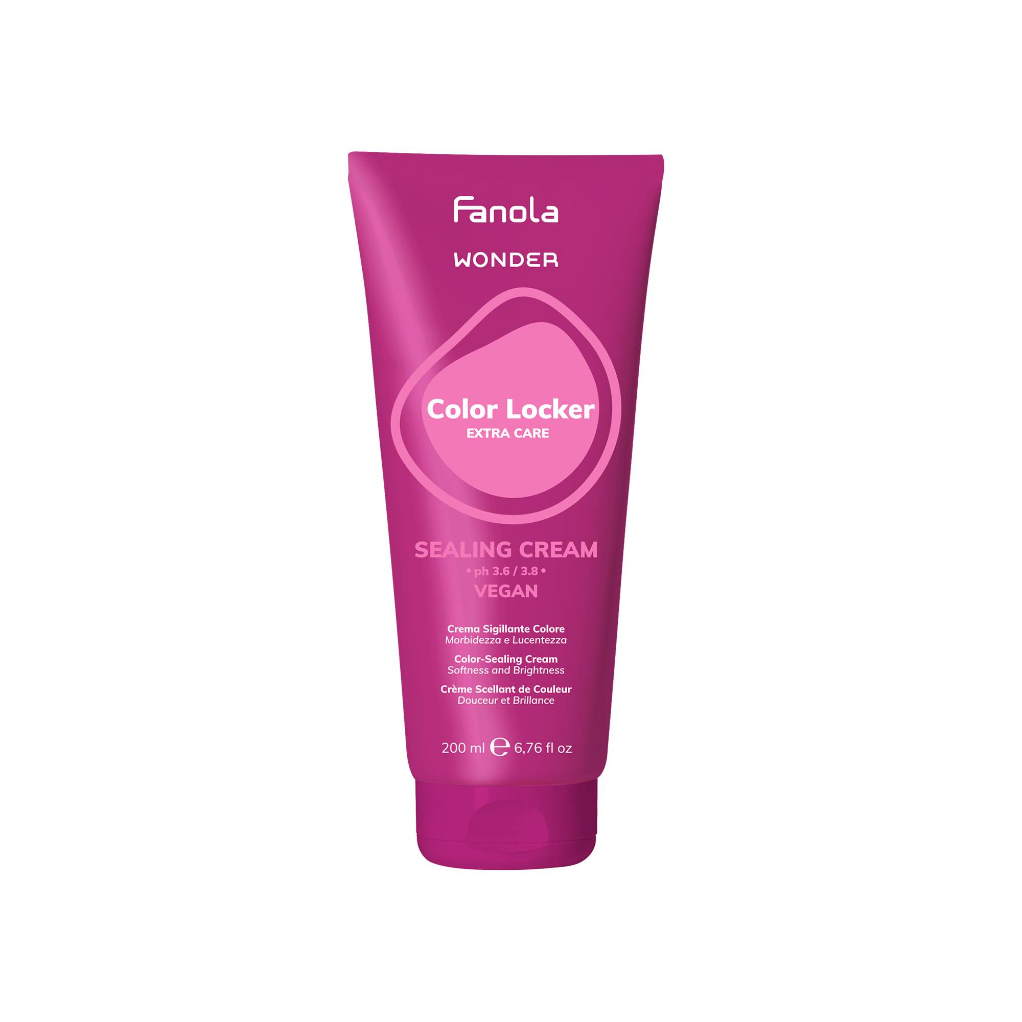 Soin fixateur de couleur Wonder Color Locker de la marque Fanola Contenance 200ml - 1