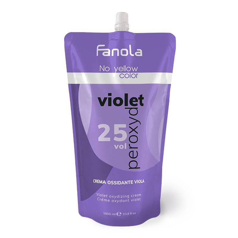 Crème oxydant violet 25 volumes de la marque Fanola Contenance 1000ml - 1
